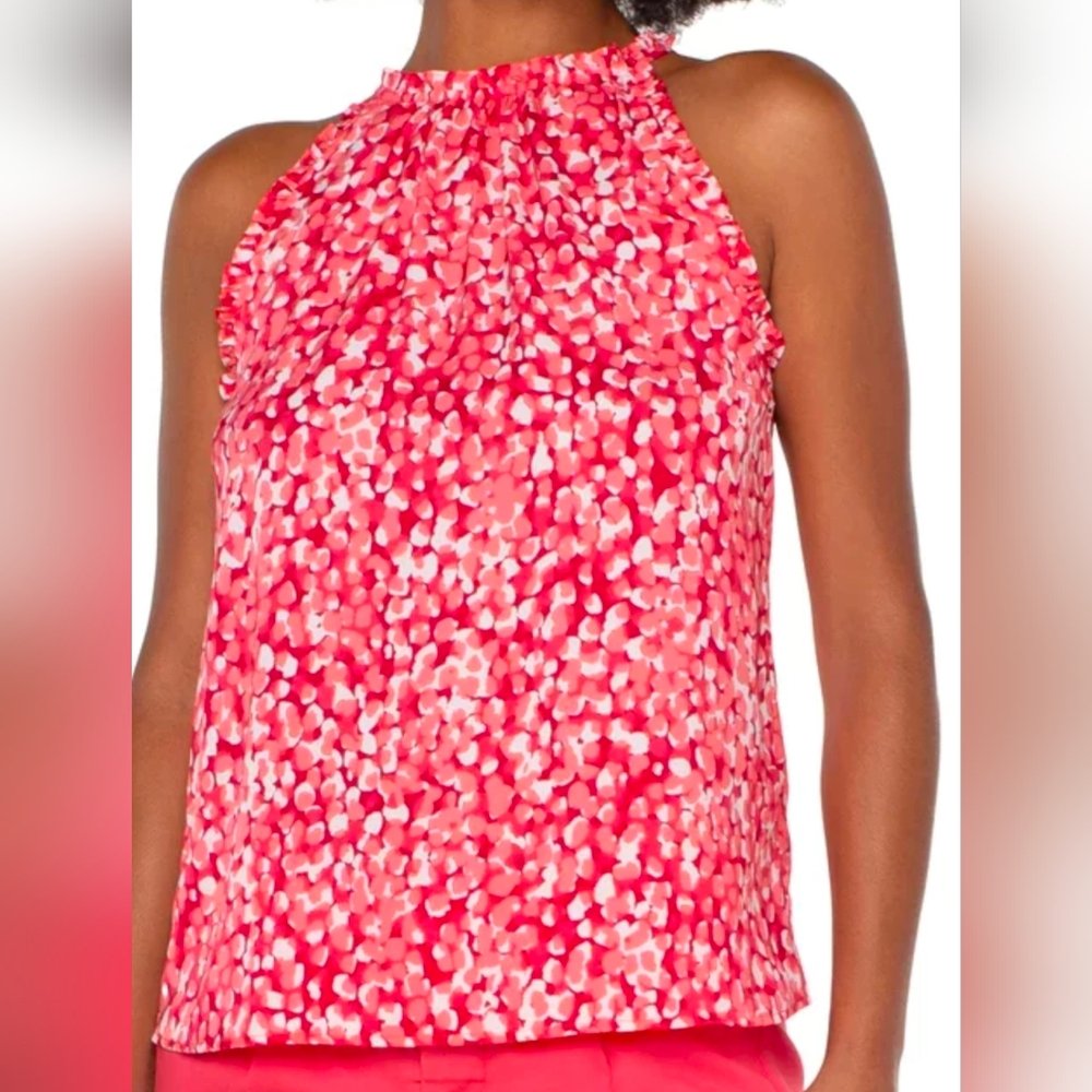 Liverpool Watermelon Sugar Halter Top